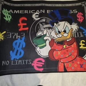 Amex Scrooge Dollas  Graphic Rug